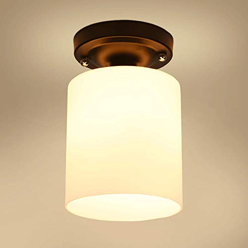 Lámpara de techo de vidrio moderno y minimalista con iluminación LED para comedor sofisticado
