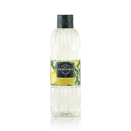 2. Bild von Marmara Kolonya Zitrone 400ml mit Box | Türkisches Duftwasser | Aftershave | türkisches Hand Wasser | Rasierwasser | Kölnisch Wasser | traditionell türkisch | Eau de Cologne Lemon | 80 Alkohol 400 ml (1er Pack)