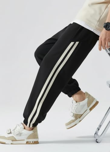 Image of dockstreet Mens Baggy fit Jogger /Sweatpants /Gym Gear, Trouser, Loose Home Relaxed Pants