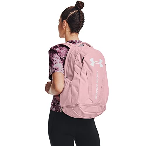 Under Armour Hustle 5.0 Backpack, (647) Prime Pink/Prime Pink/White, One Size Fits All #TOP6