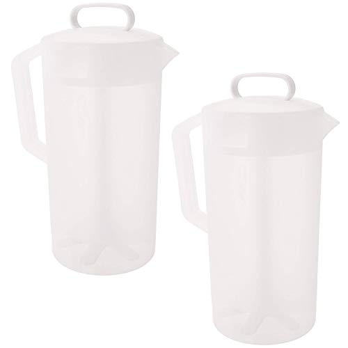 Rubbermaid - Mixing Pitcher, (2 Quart Capacity), (White) (2 Pack)