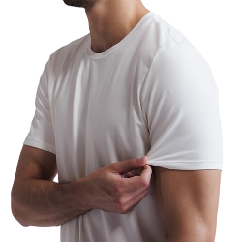 insider - Camiseta masculina Tech – antiodor, básica de manga curta, camisa de treino, camisas atlét