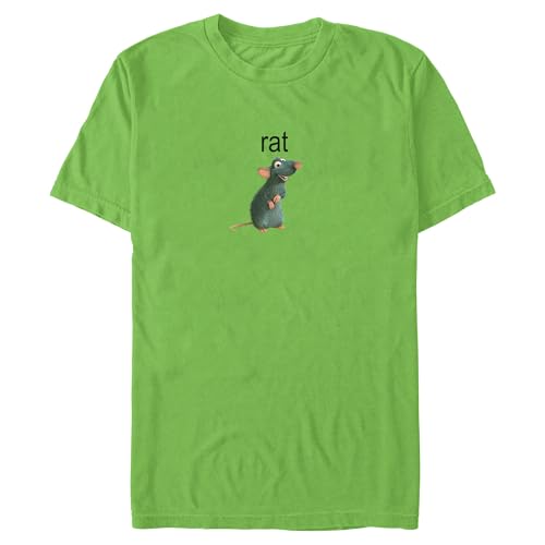 T-shirt Ratatouille Disney Pixar à manches courtes pour homme fan de Rémy