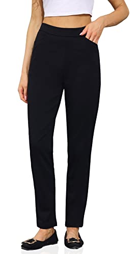 Soojun Women's Comfy Ultra Stretch Pull On Ankle Pant