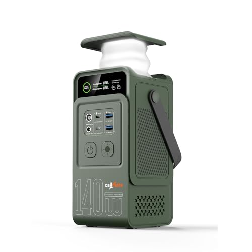 Image of Treasury Pro 140W Fast Charging Power Bank 60000mAh, Dual USB-C & USB-A Output (150W DC Input & 120W DC Output) Telescopic LED Light with with Advance Digital Display (Green, 140W)