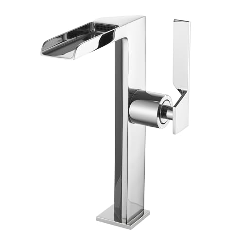 CEZIO XL Robinet mitigeur bec cascade haut et ouvert chrome Brillant