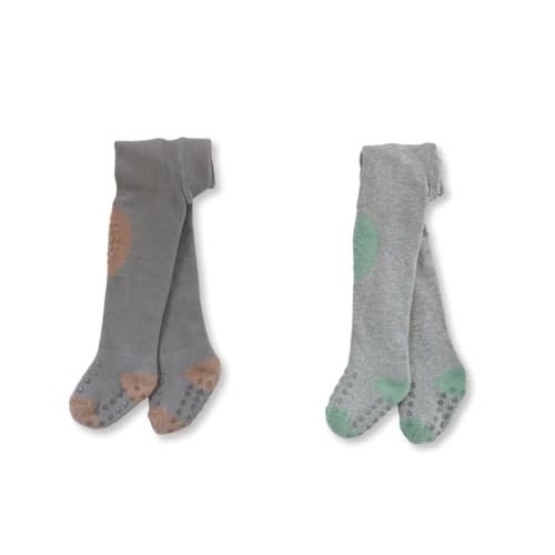 Petinard Label Krabbelstrumpfhose 2er-Pack ABS Sohle für Unisex, Jungs und...