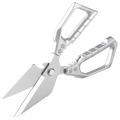 Multiuso Per Alimenti Lavabili In Lavastoviglie, 22,8x9cm Acciaio Inossidabile, Da Cucina Per Alimenti, Forbicis Da Cucina Robuste Per Taglio Ossa Apertura Crostacei
