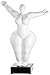 Produktbild Casablanca Moderne Deko Skulptur XL Figur Frau Lady - Design Statue weiß glänzend - Höhe 54 cm