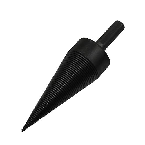 Creative-Idea Firewood Wood Log Splitter Drill Bit 45mm Screw Cone Hammer Drill Accessories Home Outdoor Camping Farms