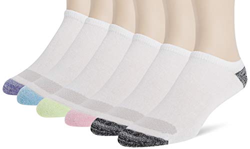 Hanes Women's Lightweight Breathable No Show and Super No Show