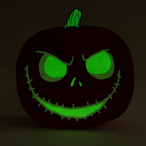 Loungefly The Nightmare Before Christmas Jack-o'-Lantern Glow-in-The-Dark Crossbody Purse - Entertainment Earth Exclusive2