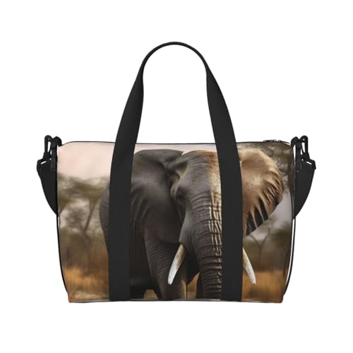 Sac de voyage pour femme et grand sac de week-end imprimé tropical tendance