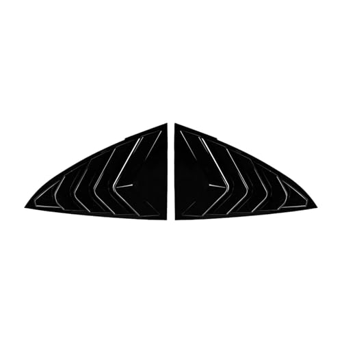 Car Rear Window Shutter Cover Spoiler Compatible For Tesla Model 3 2017-2023 Model Y 2020-2023 Rear Triangle Window Louver Shutt