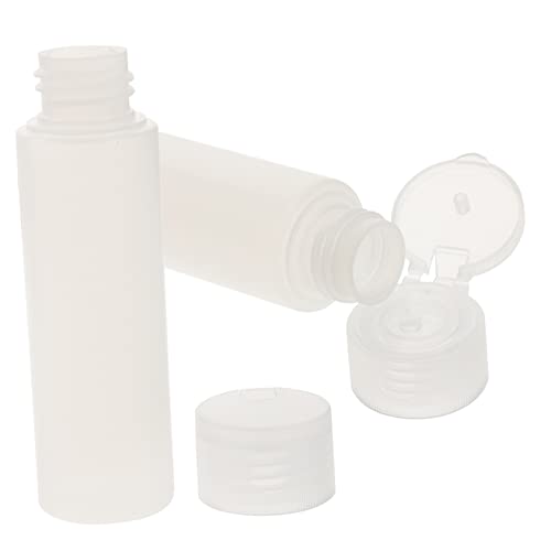 Didiseaon 2 Piezas Botella cosmética botellas biberón plegable contenedor de loción vacío de viaje botella reutilizable travel bottles envases de cosméticos botella solida Educación física