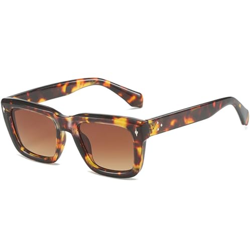 Lunettes de soleil carrées anti-éblouissement monture épaisse stable