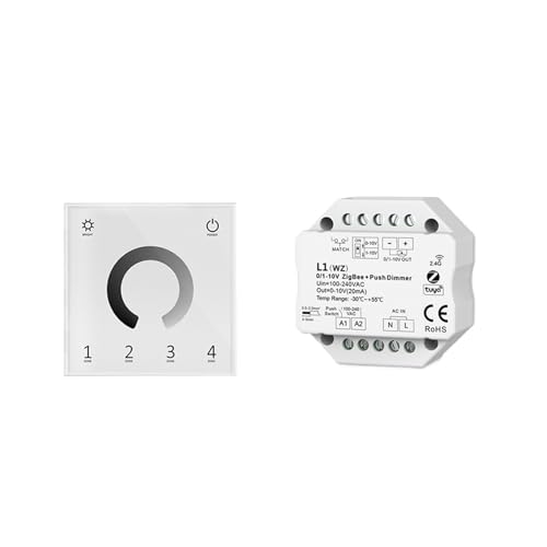 Module variateur 0/1-10V AC Push connecté pour commande murale T11W
