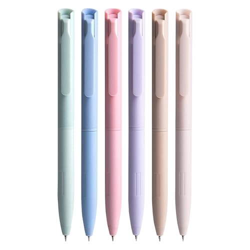Bolígrafos de gel para diario, bolígrafos de gel de secado rápido, colores surtidos, papelería de escritura suave, retráctil, multicolor, suministros para profesores, caligrafía, garabatos, dibujo