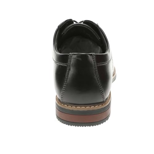 Image of Nunn Bush Men's Carmelo Plain Toe Oxford Classic Modern Formal Plain Toe Lace Up Dress Casual Shoes