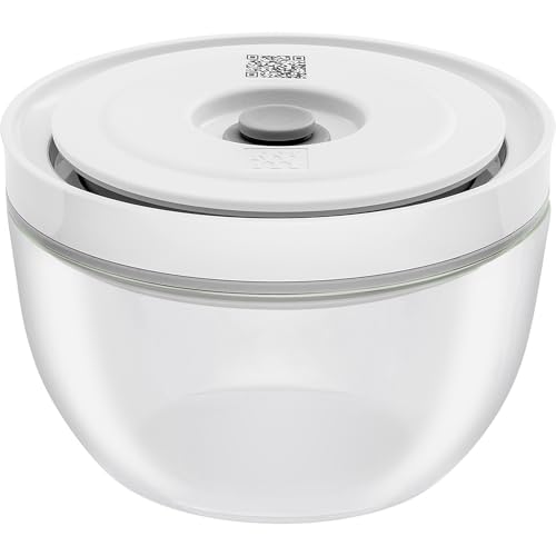 Image of ZWILLING Fresh & Save BOWLS Vacuum Glass Bowl, Small, Airtight Food Storage Container for Meal Prep, Leftovers and Mixing, BPA-Free, Dishwasher Safe