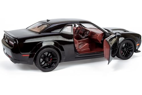 Modelo a escala 1:24 Dodge Challenger SRT Hellcat Negro miniatura 5