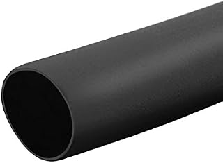 sourcing map Heat Shrink Tubing 4mm Dia 2:1 Heat Shrink Wrap Cable Sleeve Tube 5m Black
