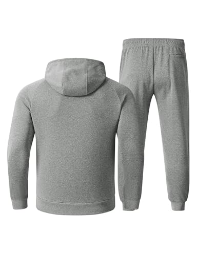 TBMPOY Mens Hoodie Sweatsuits 2 Piece Set Pullover Sweatshirt Jogger Sweatpants Jogging Casual Outfits Tracksuits2