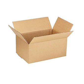 DCGPAC 3Ply Brown Corrugated Universal Box For Packing 8x6x4 In Pack of 100