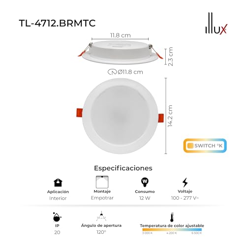 La Mejor Lista de Lamparas empotrables - los más vendidos. 27 Imagen adicional