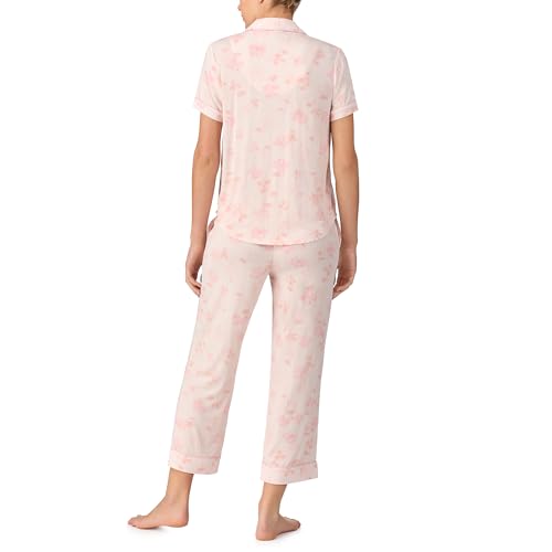 Image of kate spade new york Short Sleeve Cropped Pant PJ Set