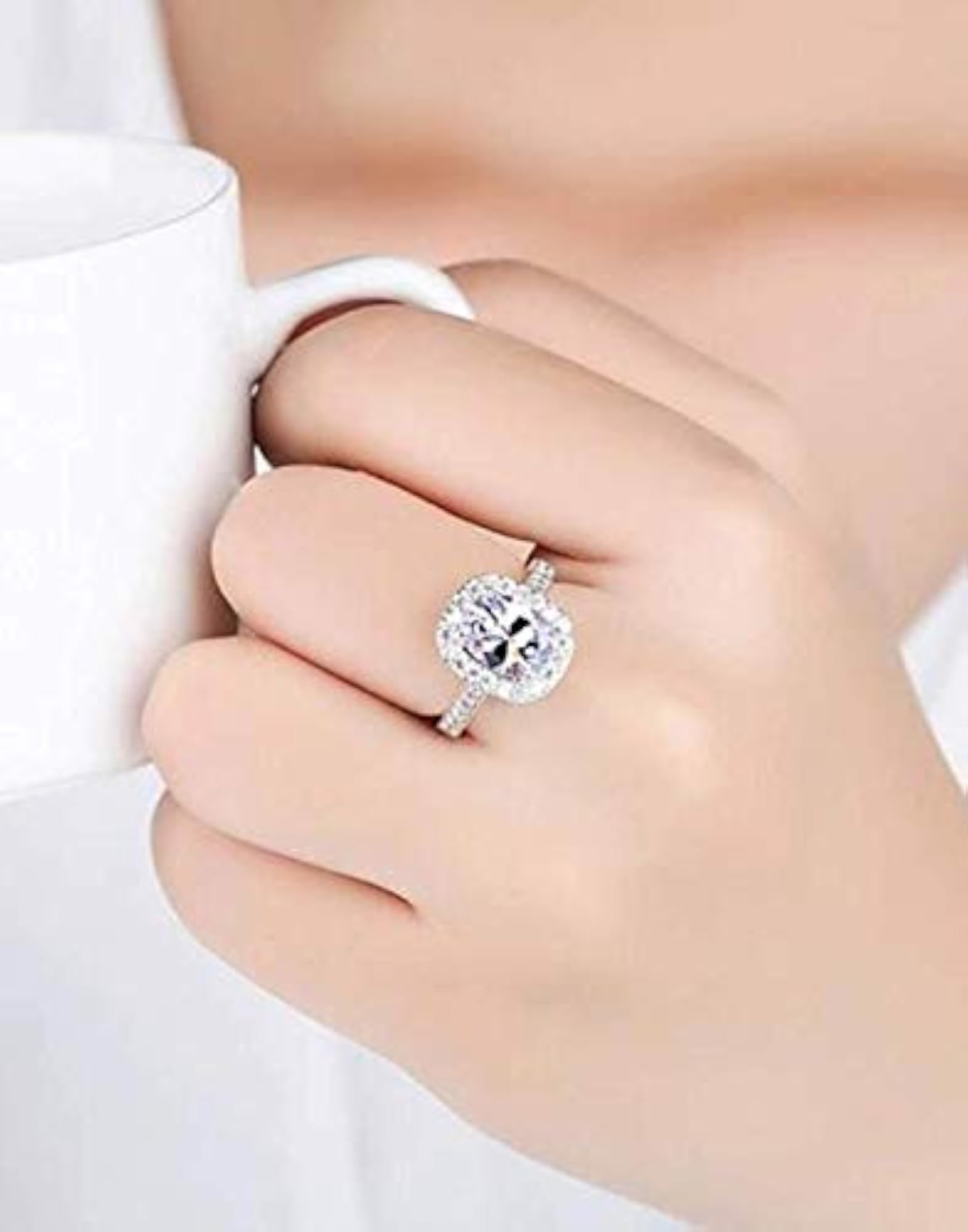 AAA Solitaire Plated Ring (9851r)