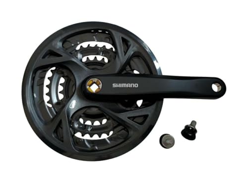 SHIMANO Bielas 9v. Platos para Bicicletas, Adultos Unisex, Multicolor, Talla única
