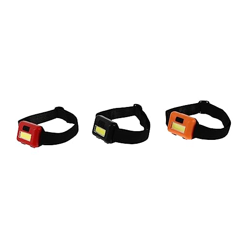 Abaodam 3Piezas LED Para Camping Senderismo y Faros De Colores Para Actividades Sin Batería