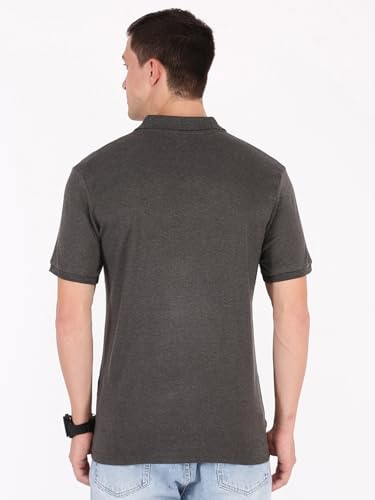 Image of Macroman M-Series Men's Solid Regular Fit T-Shirt