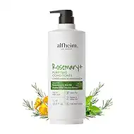 ALFHEIM Rosemary+ Purifying Conditioner – Balancing Conditioner for Oily & Fine Hair with Rosemary, Peppermint & Jojoba Oils – Lightweight Hydration, Smooth Volume, Sulfate Free – 33.8 oz / 1000 ml