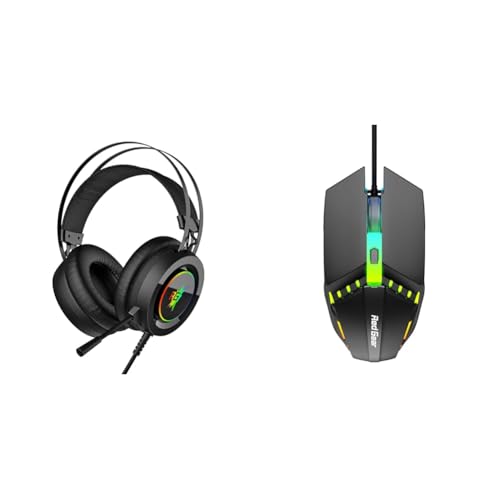 Image of Redgear Cloak Wired RGB Wired Over Ear Gaming Headphones with Mic for PC