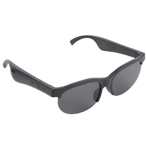 Wisoqu Smart Glasses, AI Bluetooth Translation Glasses with 144 Languages Real Time Translation, Clear Blue Light Filter Lenses, Multifunctional Sunglasses for Men Women for Travel