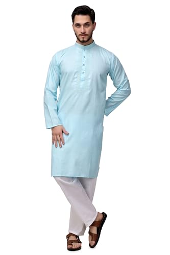 Image of Royal Kurta Men's Cotton Printed Kurta Pyjama