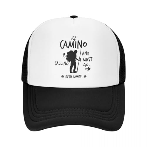 Sombrero Al Aire Libre Cálido Camino De Santiago Gorras De Béisbol Negras Sombreros De Malla Gorras De Sol De Moda Gorras Unisex Regalo Unisex