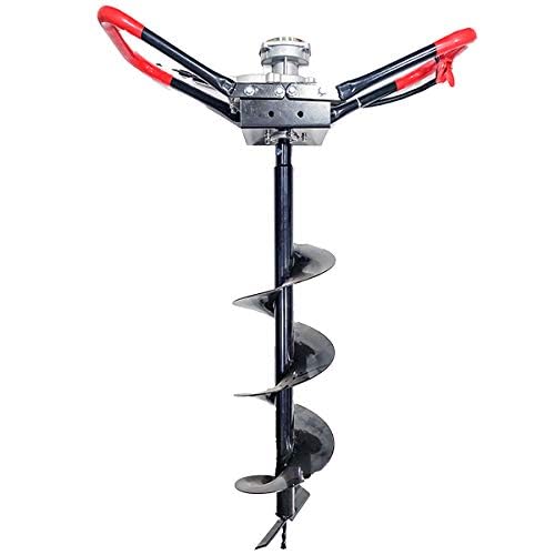 Insight Equipments Earth Auger Attachment for Brush Cutter with 6 Inch