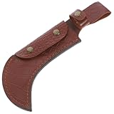 JECOMPRIS Protector para Cuchillo de Frutas de Cuero PU Funda Multifuncional para Cortador de Seguridad para Herramientas de Cocina Resistente y Portátil