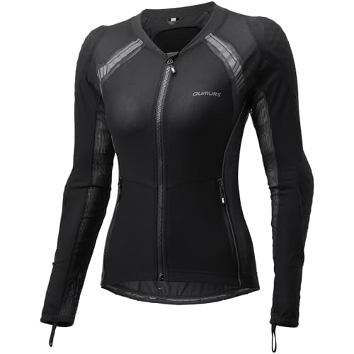 Oumurs Motorcycle Jacket Women Armored Motorcycle Shirt with CE Certified Protective Mesh Jacket...