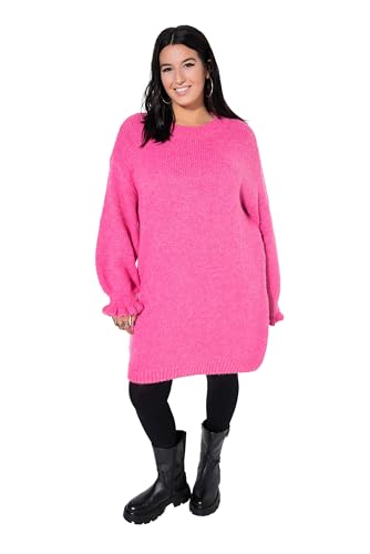 Studio Untold Damen große Größen Übergrößen Plus Size Strickkleid, Oversized, Rüschenärmel pink 54+ 843464802-54+