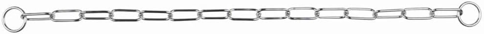 Trixie Chrome Long Link Choke Chain, 66 x 4 mm Thickness