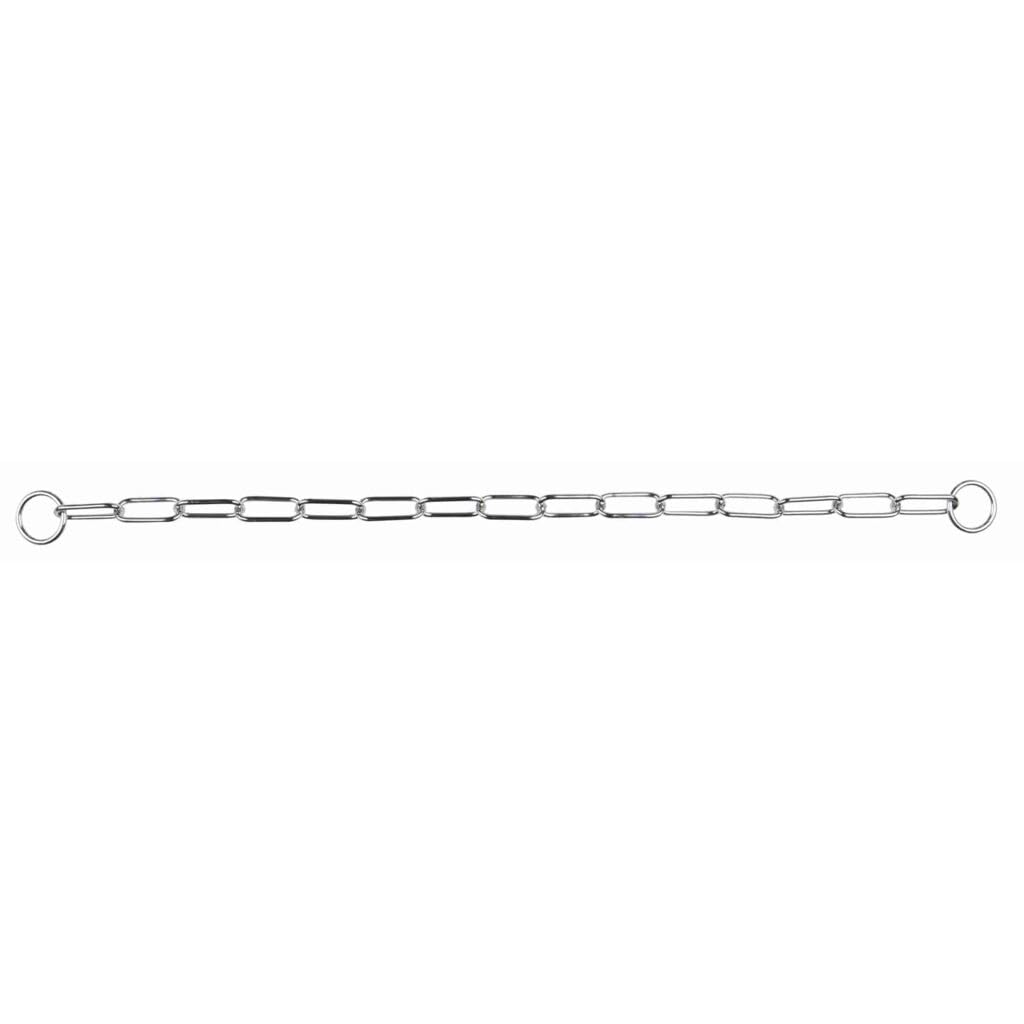 Trixie Chrome Long Link Choke Chain, 66 x 4 mm Thickness