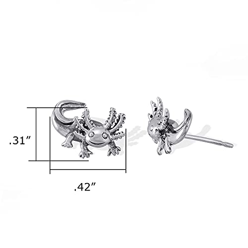 Boma Jewelry Sterling Silver Axolotl Stud Earrings 5