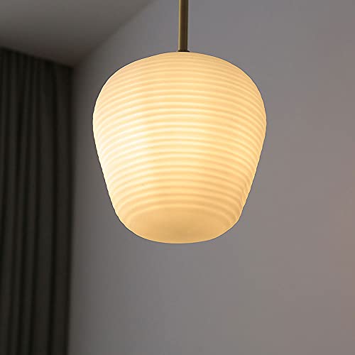 Lámpara colgante de vidrio estilo japonés E27 ajustable para balcón 3