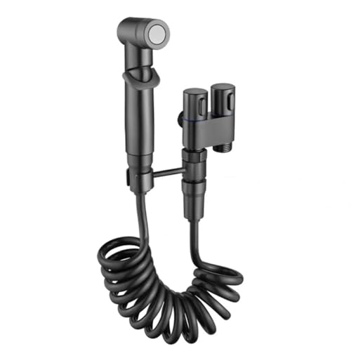 Ducha bidet para WC que soluciona el espacio con manguera extensible 2