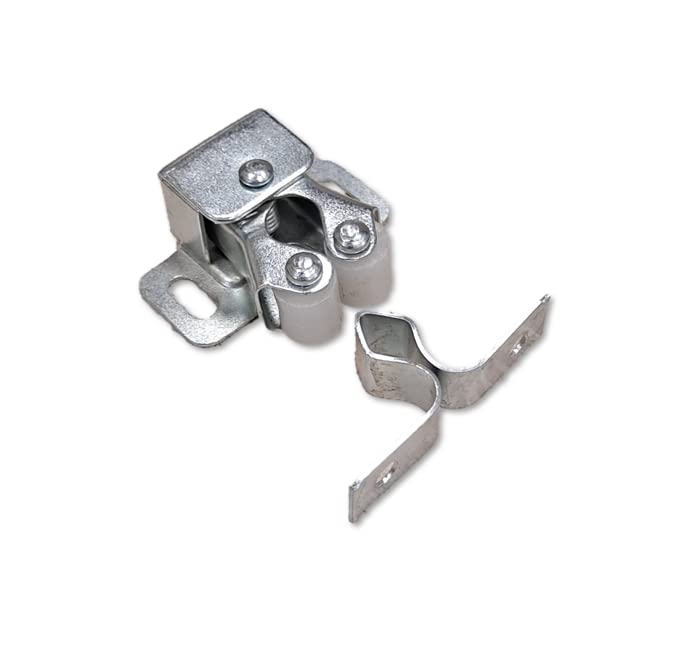 FontBrico FontrBrico A-1020552-P10 Closures for Furniture Cabinet Door Latch, Zinc-plated - Image 2