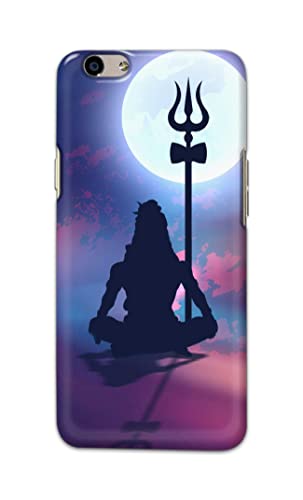 Image of Printed Hard Back Cover Case for Oppo F1s | Oppo A59 Back Cover (Lord Shiva) -702